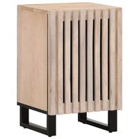 mueble de bano madera maciza de mango 38x34x58 cm vidaxl