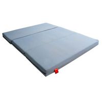 cama camper opel combo - 8cm de grosor con hr 25kgm3 y 6cm de viscoelasticaa - gris