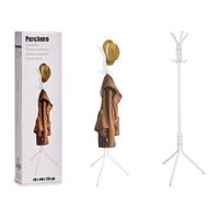 perchero metal 48 x170cm blanco 78282