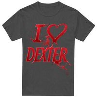 dexter tops y camisetas i heart para hombre