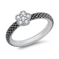 anillo de plata 925 con circonita