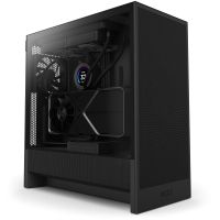 nzxt h5 flow 2024 midi tower e-atx cristal templado usb-c negra