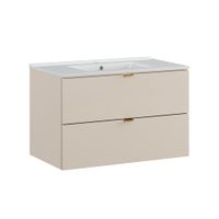 mueble bajo lavabo encastrado 80cm paneles de melamina y de mdf