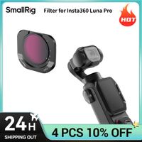 filtro smallrig luna pro para camaras de accion filtro de niebla negra  uv  contaminacion luminica  vnd para insta360 luna pro 7105