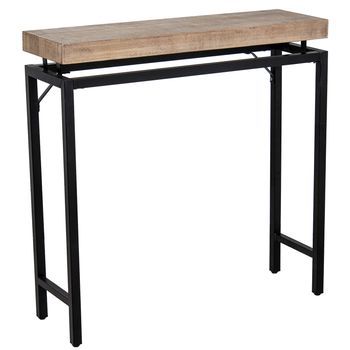 Mesa Entrada Madera Con Patas Me Tal