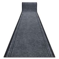 felpudo alfombra de pasillo con refuerzo de goma  malaga gris 2107 80 80x780 cm