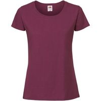 fruit of the loom camiseta iconic premium para mujer