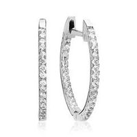de aros de plata 925 con piedras rodiados