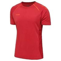 hummel camiseta t-shirt authentic pro rouge para hombre