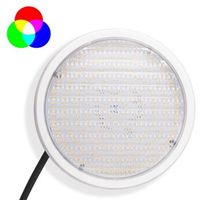 bombilla piscina par56 rgb extraplana 12v ac 17w ip68 lumina