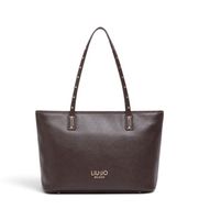 liu jo para mujer af6071-e1120 bolso tote pequeno marron osfa casual poliester