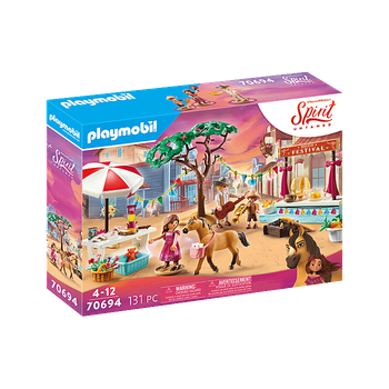 Miradero Festival Spirit Playmobil 131 Piezas 70694 +4a Rosa