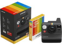 camara instantanea - polaroid now generation 3  paquete de pelicula color i-type flash preciso negro