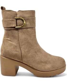 de TIMBOS BOTIN TACON DE MUJER 130626 BEIGE