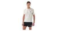 maillot de manga corta compressport performance hombre blanco marron
