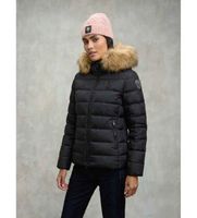 blauer para mujer 25wbldc03099 abrigo arcadia negro l casual poliester manga larga