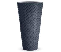 macetero slim matuba 57l con deposito dimensiones mm 400x400x780 color antracita