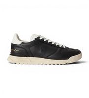 polo ralph lauren para hombre 809p13089002 zapatillas de piel varick negro 45 plano cordones casual