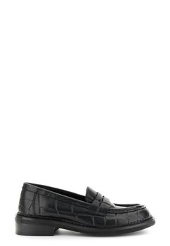mocasines de piel grabado coco black 39