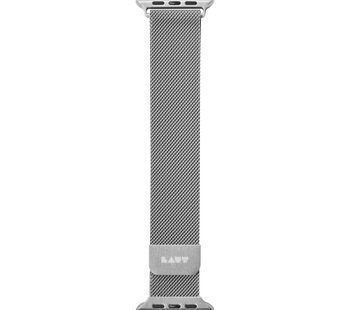LAUT Apple Watch 38 / 40 mm Steel Loop Strap - Silver, Small, Silver