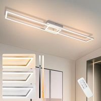 lampara de techo led moderna regulable de 36 w con funcion nocturna y proteccion ocular zmh
