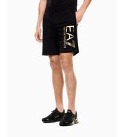 ea7 para hombre 7m001414af22266 pantalones cortos core identity negro 3xl casual deportivo algodon sportswear multideporte