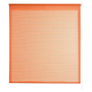 Estoralis - Estor Enrollable Translucido | Rejilla| 160 X 195 Cm (ancho/alto) Tamaño Tela 157 X 190 Cm | Robert Naranja