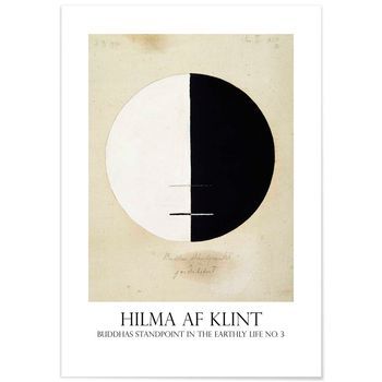 Panorama Cuadro De Aluminio Hilma Af Klint 70x100 Cm