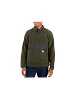 canguro carhartt relaxed fit fleece hombre verde oscuro