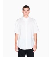 ax armani exchange para hombre xm001935af16631u0009 camisa regular blanco l casual algodon manga corta