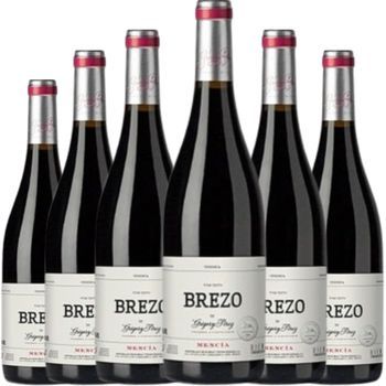 Brezo Mencía Joven, Vino Tinto, España, Pack 6 Botellas 75 Cl, 13% Vol.