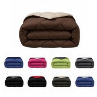 edredon nordico de 400 g reversible bicolor 280x270 cm - sabanalia - arenachocolate