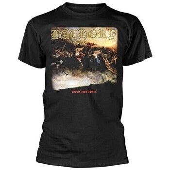 Bathory Camiseta Blood Fire Death para hombre