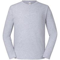 fruit of the loom camiseta manga larga iconic 195 premium para hombre
