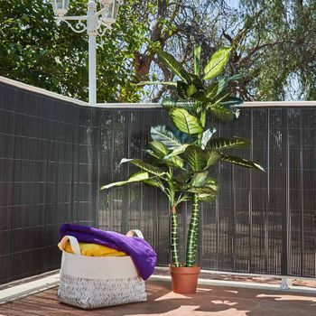 Mimbre Lop Ecológico Antracita 1,8x3 M