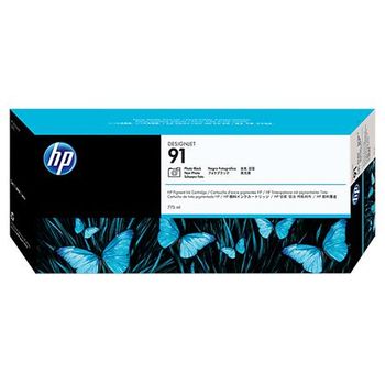 HP 91 Pigmented Photo Black Original Ink Cartridge with Vivera Ink