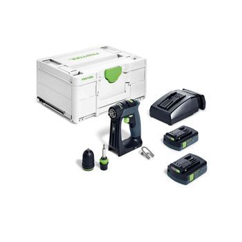 Taladro Atornillador A Batería Cxs 18-basic - 2 X 18 V 3.0 Ah Baterías, Cargador, Systainer - Festool - 576883