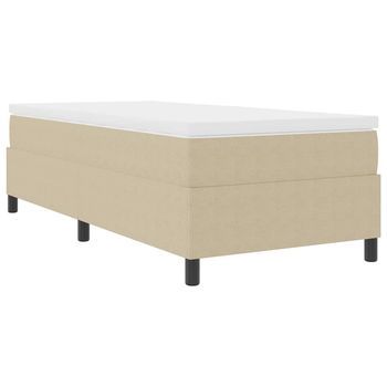 Cama Tapizada 203x80x60 Cm Espuma - Gris