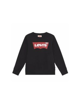 Camiseta Levis Lvb-L/S Batwing Infantil Negro