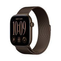 apple watch series 12 gps  cellular 46mm caja de aluminio bronce con correa milanese loop bronce ml