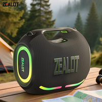 altavoz bluetooth portatil zealot 120w ze01 gran potencia inalambrico tws subwoofer resistente al agua calidad hifi movil