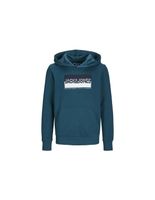 sudadera jackjones jjnolan sweat hood jnr hombre deep teal