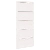 puerta corrediza blanco 100 x 25 x 208 cm vidaxl