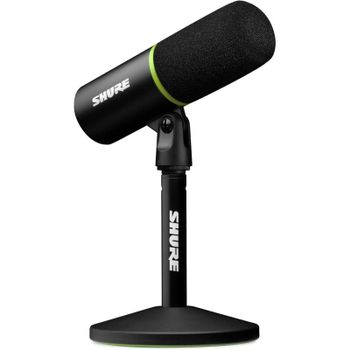 Shure MV6 Micrófono Condensador USB para Podcast Grabación y Streaming Negro
