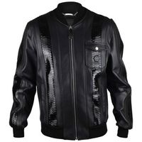 philipp plein sport cazadora de cuero - para hombre