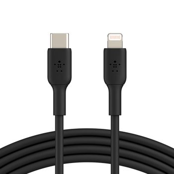 CABLE BELKIN CAA003BT1MBK USB-C A LIGHTNING BOOST CHARGE 1m COLOR NEGRO