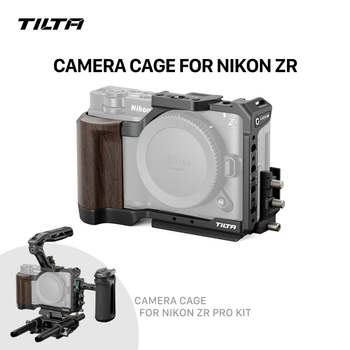 Jaula de cámara TILTA ZR para Nikon ZR con abrazadera de Cable, mango superior Xeno, placa Base de mango en forma de L, placa de liberación rápida de agarre manual