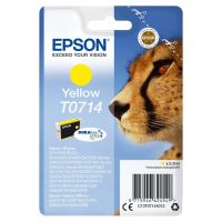 cartucho de tinta epson t0714 amarillo original