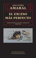 el exceso mas perfecto (xxx premio reina sofía de poesia iberioamerica