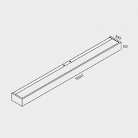 aplique de pared led apolo 48w